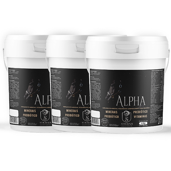 KIT 3 Stravus Alpha 4kg