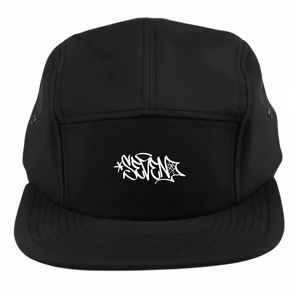 BONÉ FIVE PANEL SEVEN - PRETO