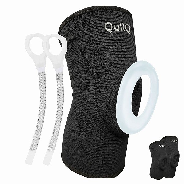 Joelheira Ortopédica Compressão Silicone Espiral QuiiQ