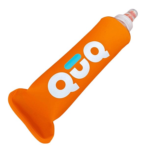 Garrafa Água Dobrável Silicone Squeeze 250ml Corrida QüQ