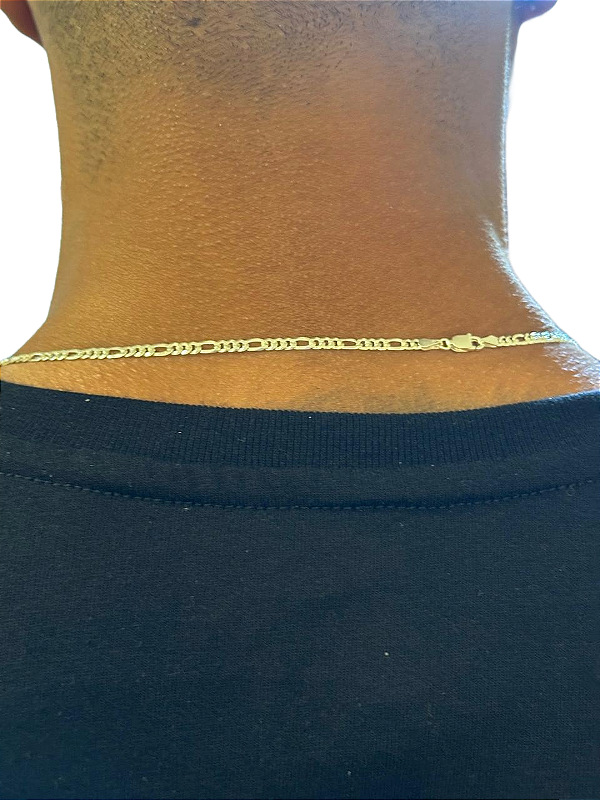Corrente 3x1 70cm 3mm Prata 925 Legitima