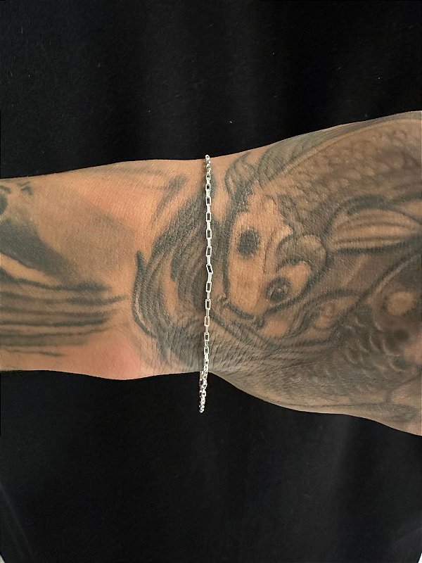 Pulseira Cartier 21cm 1.2mm Prata 925 Legitima