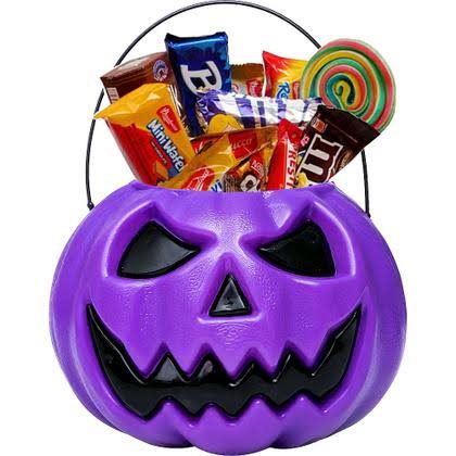 ABOBORA POTE HALLOWEEN 6X5,5 CM PCT C/ 6 UN ROXO
