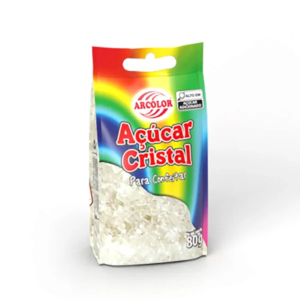 ACUCAR CRISTAL BRANCO 80G ARCOLOR