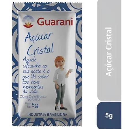 ACUCAR CRISTAL BRANCO GUARANI SACHE 5G