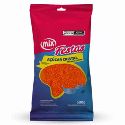 AÇÚCAR CRISTAL LARANJA MIX 500G