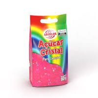 ACUCAR CRISTAL ROSA 80G ARCOLOR