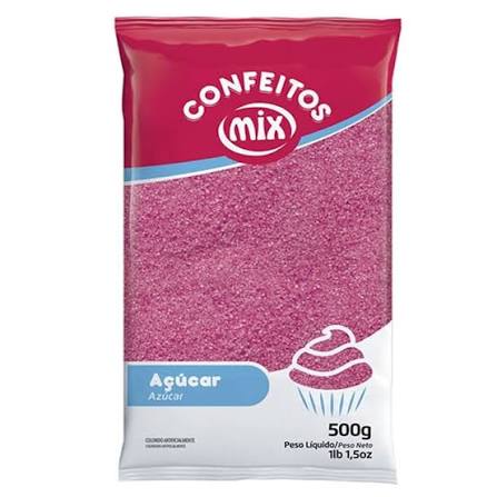 AÇÚCAR CRISTAL ROSA MIX 500G