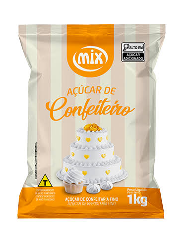 AÇÚCAR DE CONFEITEIRO MIX 1KG