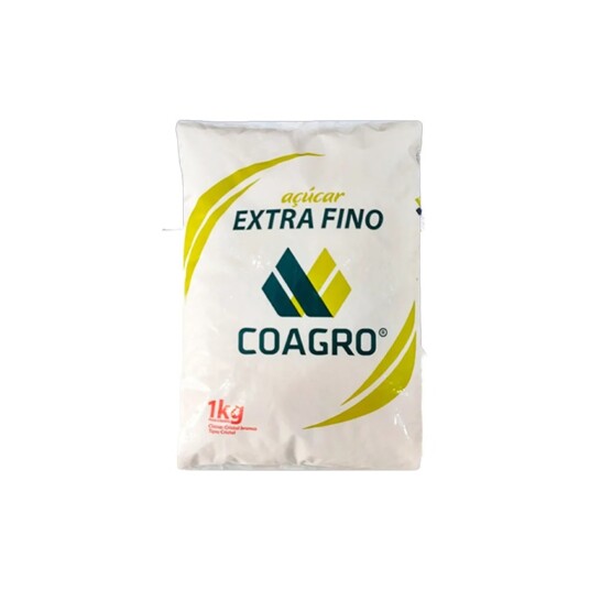 ACUCAR EXTRA FINO 1KG COAGRO