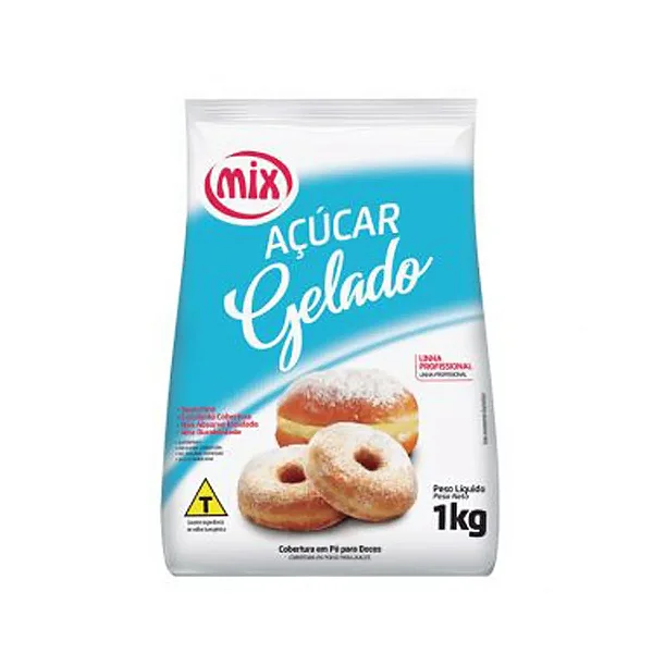 AÇÚCAR GELADO-COBERTURA EM PÓ PARA DOCES MIX 1KG