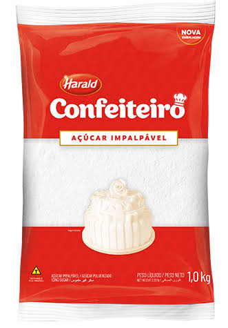 ACUCAR IMPALPAVEL CONFEITEIRO 1KG HARALD