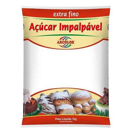 ACUCAR IMPALPAVEL EXTRA FINO 1KG ARCOLOR