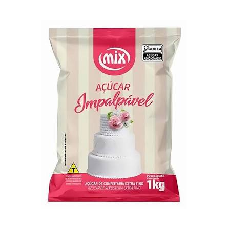 AÇÚCAR IMPALPÁVEL MIX 1KG