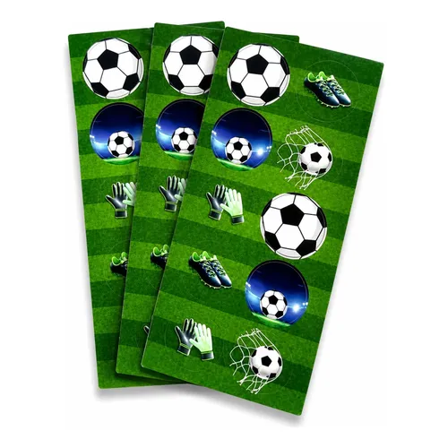 ADESIVO FUTEBOL TEMA FESTAS