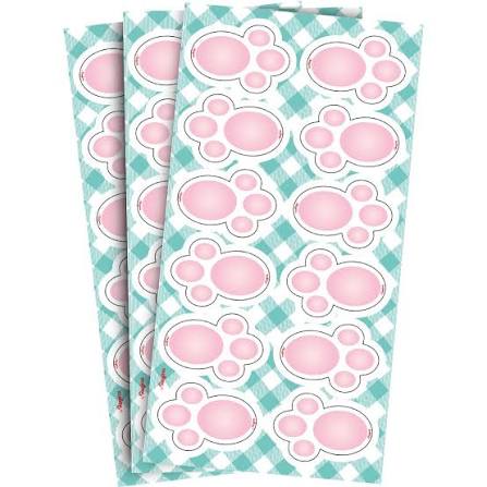 ADESIVO PASCOA PATA ROSA