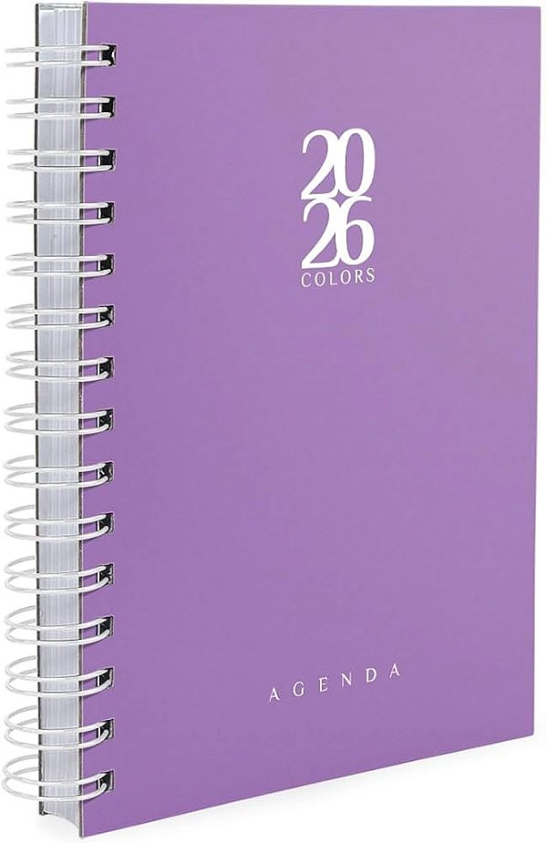 AGENDA ESPIRAL 168F 2026 LILÁS LISA INTERPONTE - AG26048