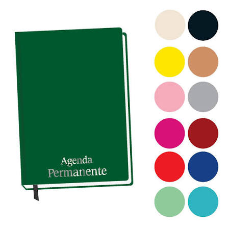 AGENDA PERMANENTE DE PAPEL (CORES)