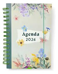 AGENDA PLANNER ESPIRAL GRANDE 2026 FLORES INTERPONTE - AG26059