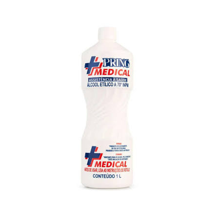 ALCOOL ETILICO A 70º HOSPITALAR ML PRING LIQUIDO