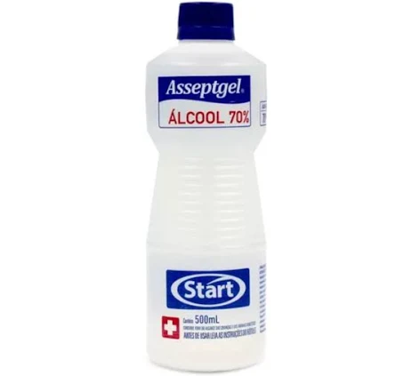ALCOOL LIQ 70% DESINF ASSEPTGEL / START 500ML