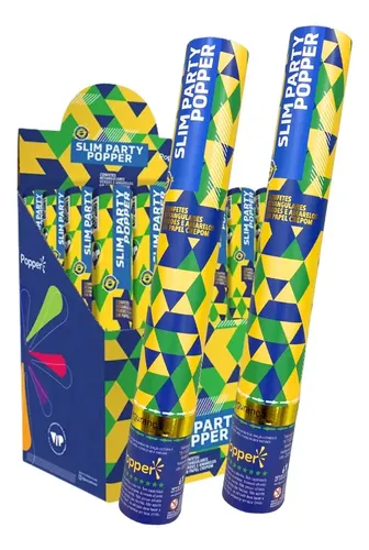 CREPOM FESTA POPPER 30CM SLIM LINHA BRASIL