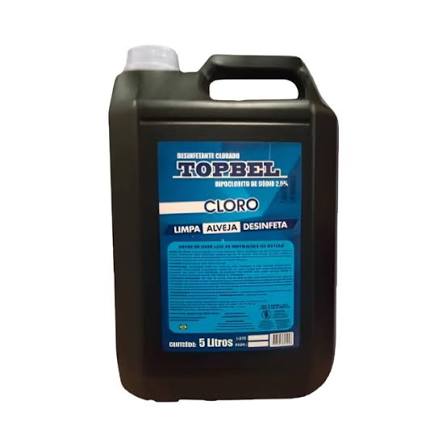 DESINFETANTE CLORADO 2,5% 5L TOPBEL (CLORO)