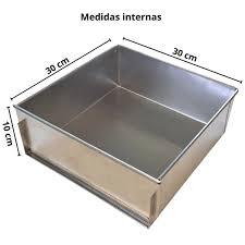 FORMA QUADRADA 30 X 30 X 10 CM METASA