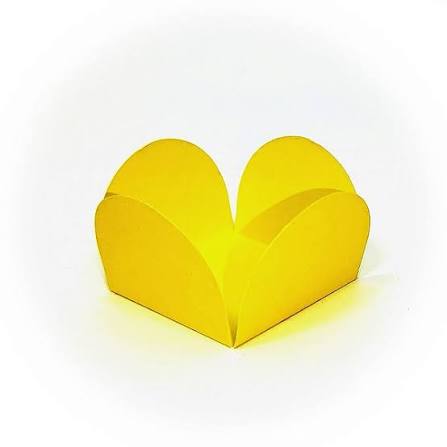 FORMINHA LUXO (4 PETALAS) P AMARELO C/ 50