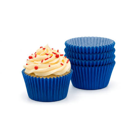 FORMINHA MINI CUPCAKE AZUL ESCURO 45UN FLIP