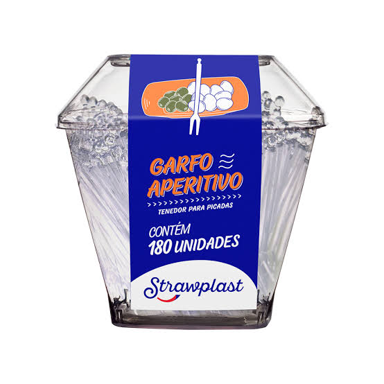 GARFO APERITIVO CRISTAL STRAWPLAST 365