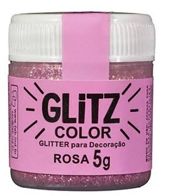 GLITTER P/ DECORACAO ROSA 5G FAB