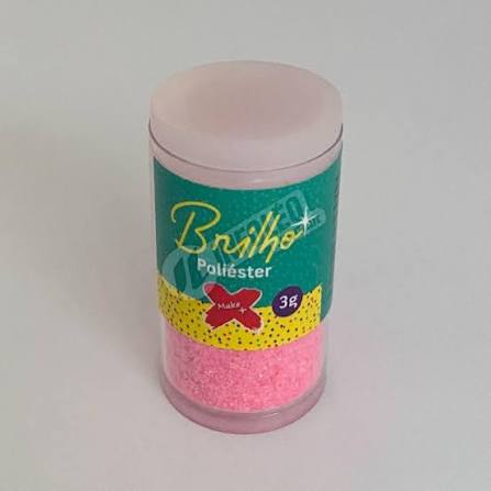 GLITTER POTE  ROSA NEON MAKE+ 3 GR BRILHO