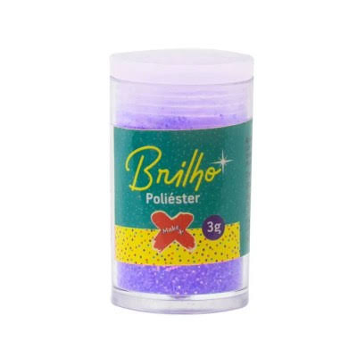 GLITTER POTE -AZUL NEON MAKE+ 3 GR BRILHO
