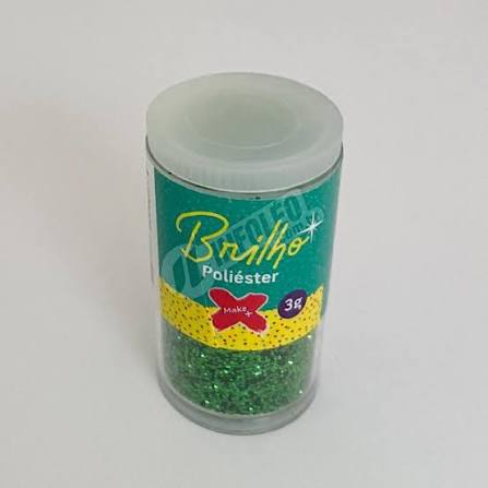 GLITTER POTE VERDE ESCURO MAKE+ 3 GR BRILHO