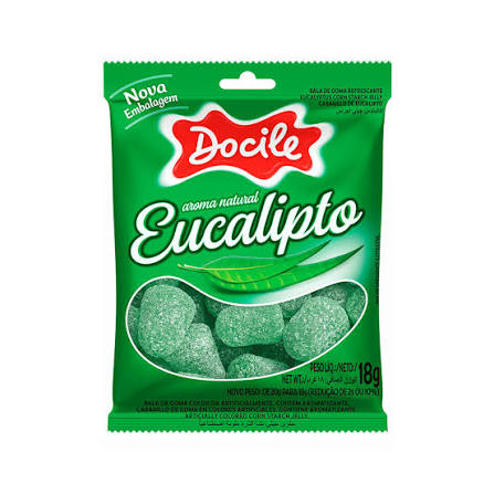 GOMA MINI REFRESCA EUCALIPTO DOCILE 18G
