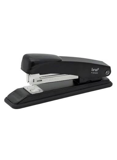 GRAMPEADOR DE METAL PARA 20FLS - BASE DE 13,5CM - PRETO - BRW