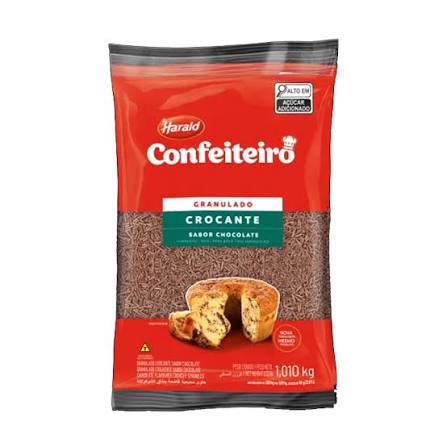 GRANULADO CROCANTE ESCURO CONFEITEIRO 1,010KG HARALD