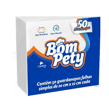 GUARDANAPO 100% CELULOSE BOMPETY 20CM X 22CM