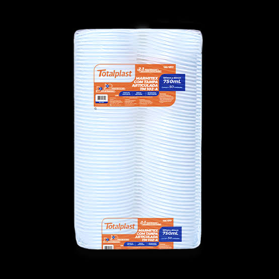 KIT TM 102 BASE E TAMPA RED BRANCA 750ML TOTALPLAST 187MMX52MM