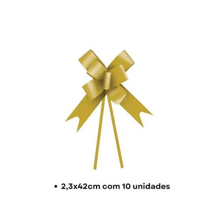 LACO PRONTO LISO OURO 23MM PACKPEL