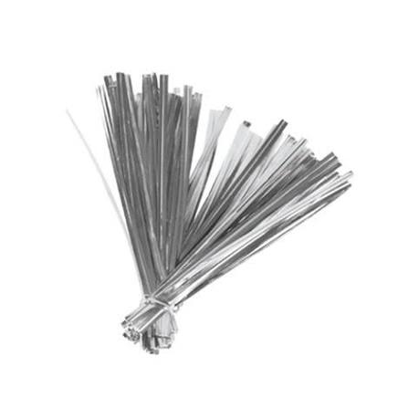 LACRE METALIZADO - PRATEADO 11CM X 4MM SILVER FESTAS