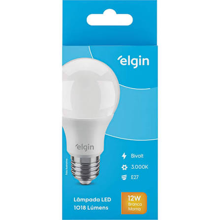 LAMPADA BULBO LED 12W BIVOLT ELGIN