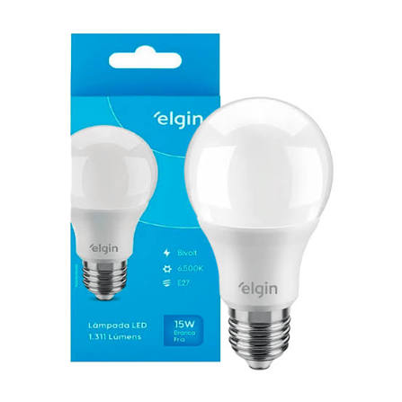 LAMPADA BULBO LED 15W BIVOLT ELGIN