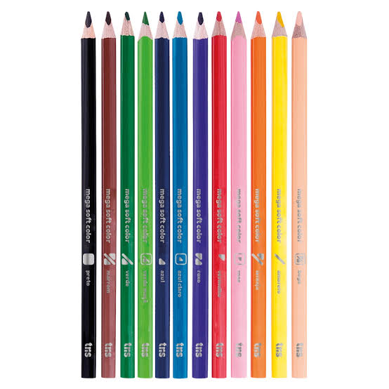 LAPIS COR MEGA SOFT COLOR 12 CORES