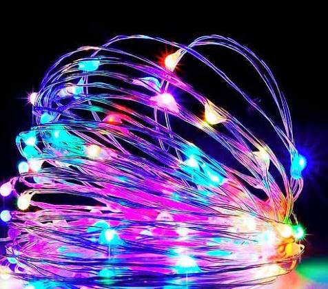 LUZ DE FADA COLORIDA 3 METROS