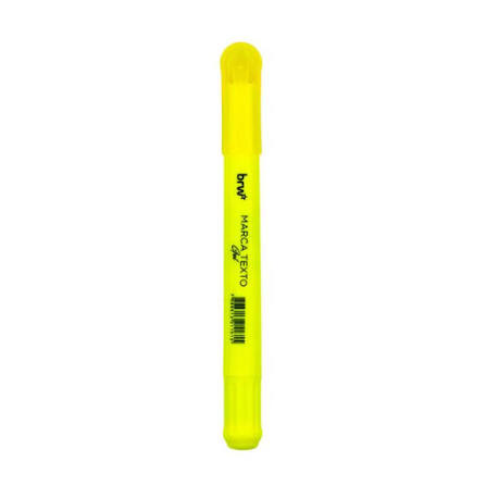 MARCA TEXTO EM GEL AMARELO BRW