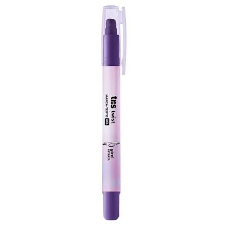 MARCA TEXTO TRIS GEL TWIST ROXO