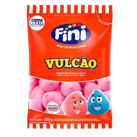 MARSHMALLOW FINI VULCAO ROSA..200G