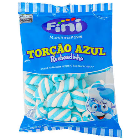 MARSHMALLOWS TORCAO AZUL GROSELHA 250G FINI